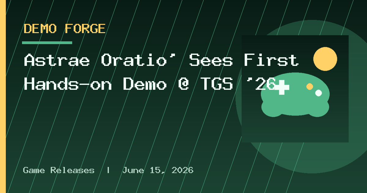 Astrae Oratio’ Sees First Hands-on Demo @ TGS ’26