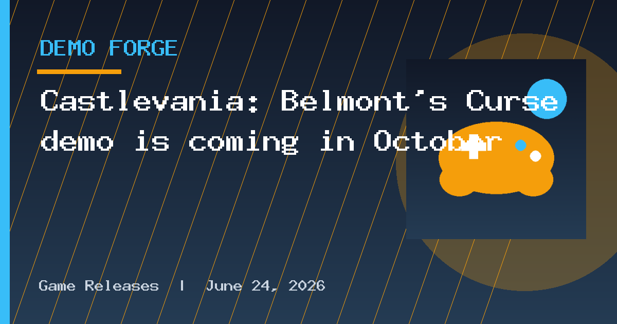 Castlevania: Belmont’s Curse demo is coming in October