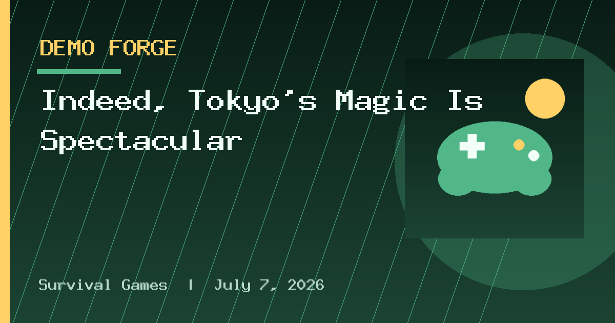 Indeed, Tokyo's Magic Is Spectacular