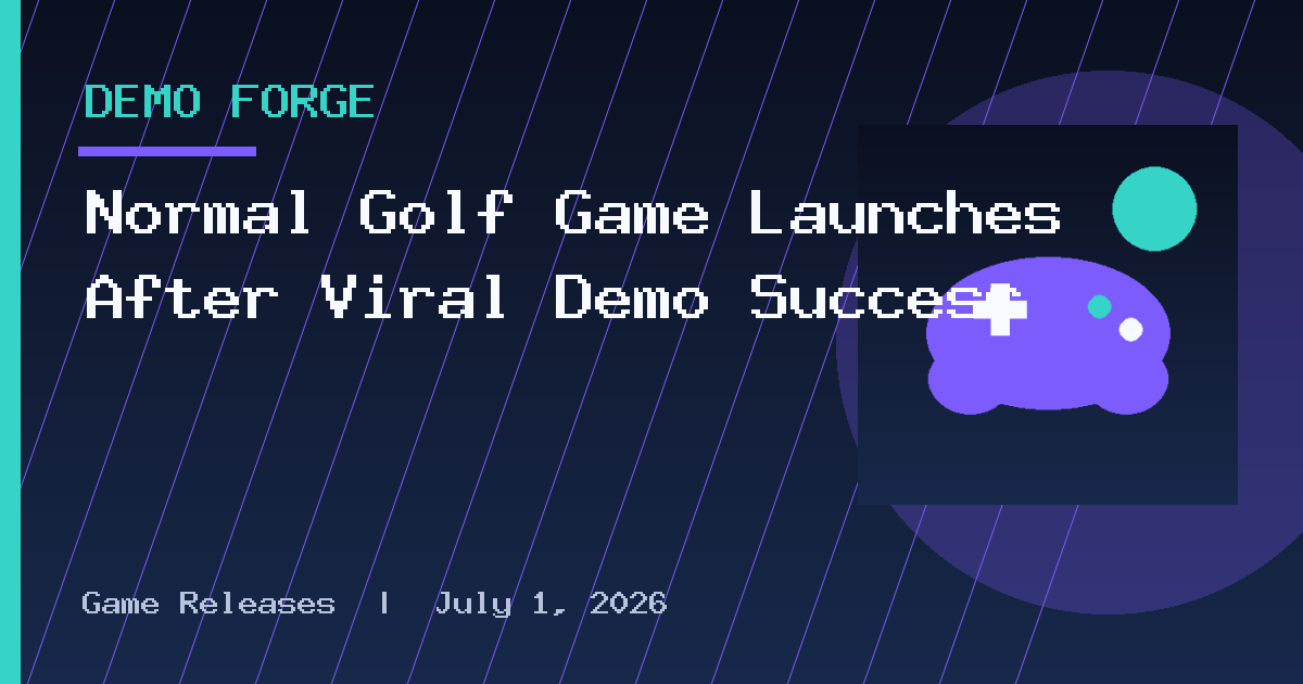 Normal Golf Game Launches After Viral Demo Success
