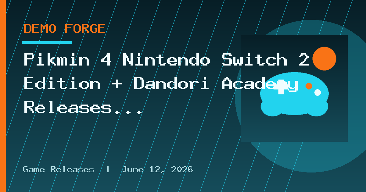 Pikmin 4 Nintendo Switch 2 Edition + Dandori Academy Releases November 12