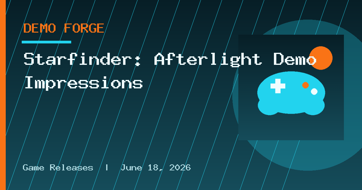 Starfinder: Afterlight Demo Impressions