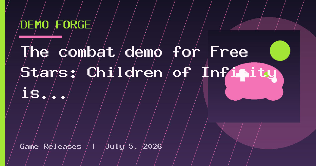 The combat demo for Free Stars: Children of Infinity is out, and it's free