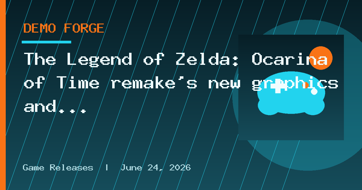 The Legend of Zelda: Ocarina of Time remake's new graphics and modernized